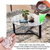 WORDFUN Round Glass Table Tops, Kitchen Dining Table Top, Round Table Glass, Durable, High Temperature Resistants, Glass Tops for Dining Room Table, Glass Coffee Table view 4