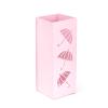 KARFER Metal Umbrella Holder, Umbrella Holder for Entryway, Square Umbrella Holder Rack, Umbrella Storage Stands, Home Office Entry Umbrella Drainage Rack (Color : Pink) view 1