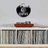 Wall Clock Battery Operated Silent Non-Ticking 12 Inch Japan Culture Asia Retro Vinyl Record Wall Clock Album Records Island Country Gift Watches Japanese Home Bedroom Decor view 3