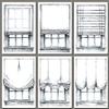 Comodex Custom Order Roman Shades Curtains Gap Balance for Size, Fabric Samples, Shipping view 1