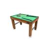 KICK Pentacle 55" 5-in-1 Multi Game Table (Brown)  Foosball, Billiards/Pool, Push Hockey, Shuffleboard & Bowling  Includes 6 Foosballs, Pool Balls, Bowling Set, Counterbalanced Men view 3