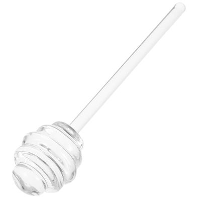 LALAFINA Honey Stirrer honey spoons honey twirler stir sticks for cocktails honeycomb sticks Honey Spoon Dipper honey wand small honey spoon mini jam container Glass to rotate Multifunction