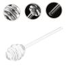 LALAFINA Honey Stirrer honey spoons honey twirler stir sticks for cocktails honeycomb sticks Honey Spoon Dipper honey wand small honey spoon mini jam container Glass to rotate Multifunction view 4