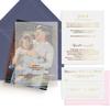 XOXOKristen Gold Vellum Wedding Invitations with envelopes, RSVP cards, Details and Photo. Gold, Rose Gold and Silver Foil available (Vellum + Photo) view 1