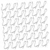 58pcs Curtain Hook Curtain Hanging Drapery Hooks Curtain Holder Sheer Curtains Pin Hooks J Hooks Curtain Clips Curtain Pleat Hooks Curtain Pin Hooks Pleated Plastic Window view 1