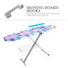Ironing Board Cover pad Board Ironing Wall Hook Iron Hanger Rack Mount Holder Mounted Hooks Storage Organizer Metal Bracket Hanging Stand Tool Towel Heat-Resistant view 4