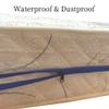 JUNESHE 2PK 3 Mil King Size Mattress Bags with Zipper for Storage Moving,Plastic Waterproof Mattress Protector Cover Moving Supplies view 4