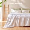 THXSILK All Season Mulberry Silk Comforter/Duvet/Quilt, 100% Grade 6A Natural Long Strand Silk Bedding, Pure Cotton Shell(White), Queen Size 87in x 91in/220cm x 230cm, Weight 4.4lb/2kg view 2