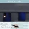 Fcosie 11ft Tall Blackout Curtains for High Living Room 10, 12, 14, 15, 16, 17, 18, 20, 24 ft Extra Long 4-IN-1 Header Design Curtains Custom-Made Curtains Home Decor (2 PCS), 100"W x 132"L, Dark Grey view 4