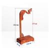FIONEL Wood Plant Shelf Wooden Base Rosewood Faucet Carving Hanging Jade Jewelry Bracelet Rack Retro Mahogany Display Stand Corner Display Rack view 2