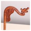 FIONEL Wood Plant Shelf Wooden Base Rosewood Faucet Carving Hanging Jade Jewelry Bracelet Rack Retro Mahogany Display Stand Corner Display Rack view 3