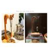 FIONEL Wood Plant Shelf Wooden Base Rosewood Faucet Carving Hanging Jade Jewelry Bracelet Rack Retro Mahogany Display Stand Corner Display Rack view 4