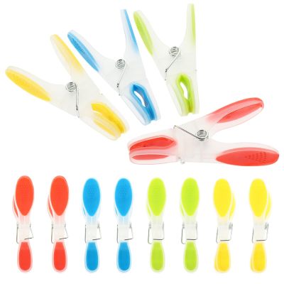 Alipis 12pcs Windproof Clothes Drying Clips Non- Hanger Clips for Pants Skirts and Accessories Clothespins for Household Use