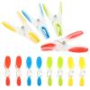 Alipis 12pcs Windproof Clothes Drying Clips Non- Hanger Clips for Pants Skirts and Accessories Clothespins for Household Use view 1