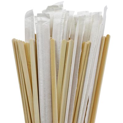 Boesma 100Pcs Bamboo Coffee Stirrers Individually Wrapped Coffee Stir Sticks 5.5 Inch, Stir Sticks For Coffee Bar, Disposable Stir Sticks for Coffee and Cocktail