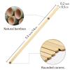 Boesma 100Pcs Bamboo Coffee Stirrers Individually Wrapped  Coffee Stir Sticks 5.5 Inch, Stir Sticks For Coffee Bar, Disposable Stir Sticks for Coffee and Cocktail view 2