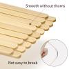 Boesma 100Pcs Bamboo Coffee Stirrers Individually Wrapped  Coffee Stir Sticks 5.5 Inch, Stir Sticks For Coffee Bar, Disposable Stir Sticks for Coffee and Cocktail view 4
