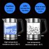 FairUo Kettle, Eco Glass Electric Kettle, 1.5L Cordless Water Kettle, Led Illuminated, Fast Boil, Auto Shut-Off, Stainless Steel Inner Lid view 2
