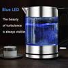 FairUo Kettle, Eco Glass Electric Kettle, 1.5L Cordless Water Kettle, Led Illuminated, Fast Boil, Auto Shut-Off, Stainless Steel Inner Lid view 3