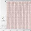 ABONAN Boho Geometric Shower Curtain Pink Modern Farmhouse Tribal Retro Western Aztec Abstract Mid Century Art Fabric Bathroom Curtains Decor Set with Hook(59" Wx70 H) view 1