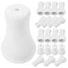 20pcs White Blind Pull Cord Knobs Plastic Blinds Knobs White Blind Cord Knob Hanging Blind Pull Cord Ends for Curtain Craft view 1