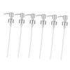 Lotion Pump Heads Replacement Nozzle Stainless Steel 6pcs for Bottles view 1