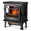 TURBRO Suburbs 20 in. Electric Fireplace Infrared Heater with Crackling Sound view 1