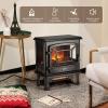 TURBRO Suburbs 20 in. Electric Fireplace Infrared Heater with Crackling Sound view 4