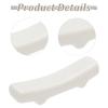 PLIGREAT 10 Pcs White Porcelain Chopstick Rest Chinese Ceramic Chopstick Holder Chopsticks Rack for Chinese Food Japanese Restraurant Hotel Creative Spoon Fork Stand Dinning Room Tabletop Decoration view 3
