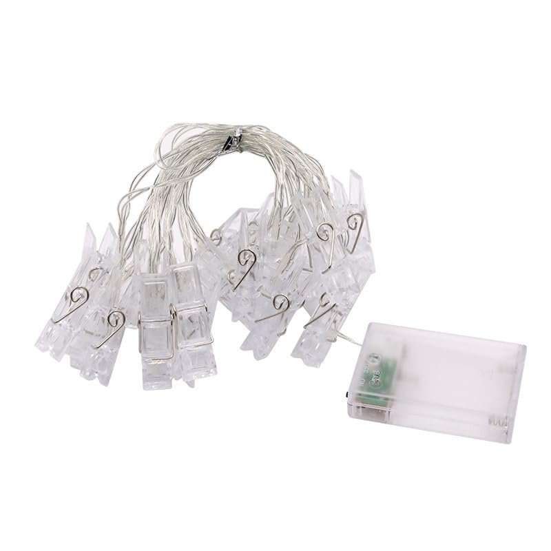 Led Photo Clip Lights String USB Battery Power Clothespin Photo Frame Garland Fairy Light Indoor Bedroom decor Wedding Valentine