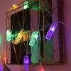 Led Photo Clip Lights String USB Battery Power Clothespin Photo Frame Garland Fairy Light Indoor Bedroom decor Wedding Valentine view 2