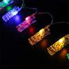 Led Photo Clip Lights String USB Battery Power Clothespin Photo Frame Garland Fairy Light Indoor Bedroom decor Wedding Valentine view 4
