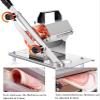 Frozen Meat Slicer, Manual Meat Slicing Machine, Beef Mutton Roll Food Slicer Stainless Steel Adjustable Thickness Freezing Meat Cutter view 2