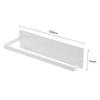 Kitchen Adhesive Roll Paper Towel Holder Bathroom Wall Mounted Paper Towel Rack Tissue Hanging Shelf for Bathroom Accessories(Color:Black) view 2
