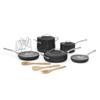 Cuisinart Culinary Collection 12-Piece Pots and Pans Set, PURELYCERAMIC Nonstick, Black view 1