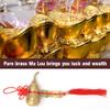 Pissente Brass Wu Lou Luck Cucurbit Ornament Brass Cucurbit Collection, Good Luck Gourd Decor Brass Gourd Statues view 2