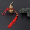 Pissente Brass Wu Lou Luck Cucurbit Ornament Brass Cucurbit Collection, Good Luck Gourd Decor Brass Gourd Statues view 3