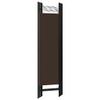 5-Panel Room Divider Partition Screen Privacy Screen Wall Divider Balcony Screen, Suitable for Leisure Areas, Restaurants, Offices Brown 78.7"x70.9" view 4