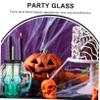 OKUMEYR 2pcs Halloween Skull Gradient Glass Cups Drinking Glasses Handle Spooky Beer Cups for Halloween Parties Celebrations Unique Gradient Random Color view 3
