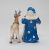 57030 Fine Ceramic Christmas Winter Wonderland Santa with Reindeer Friend Salt & Pepper Shakers Set, 4-5/8" H view 3