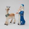57030 Fine Ceramic Christmas Winter Wonderland Santa with Reindeer Friend Salt & Pepper Shakers Set, 4-5/8" H view 4
