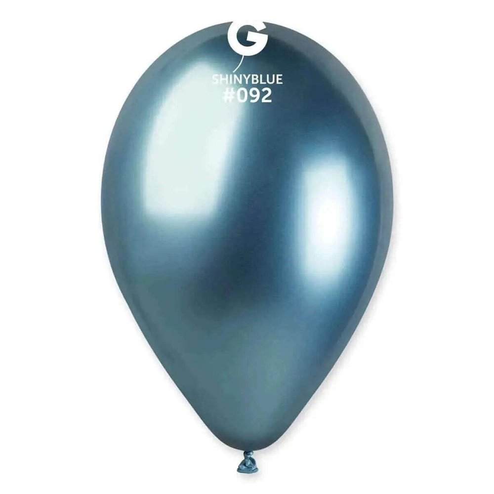 Gemar Shiny Blue Latex Balloons - Eco-Friendly Event Decor