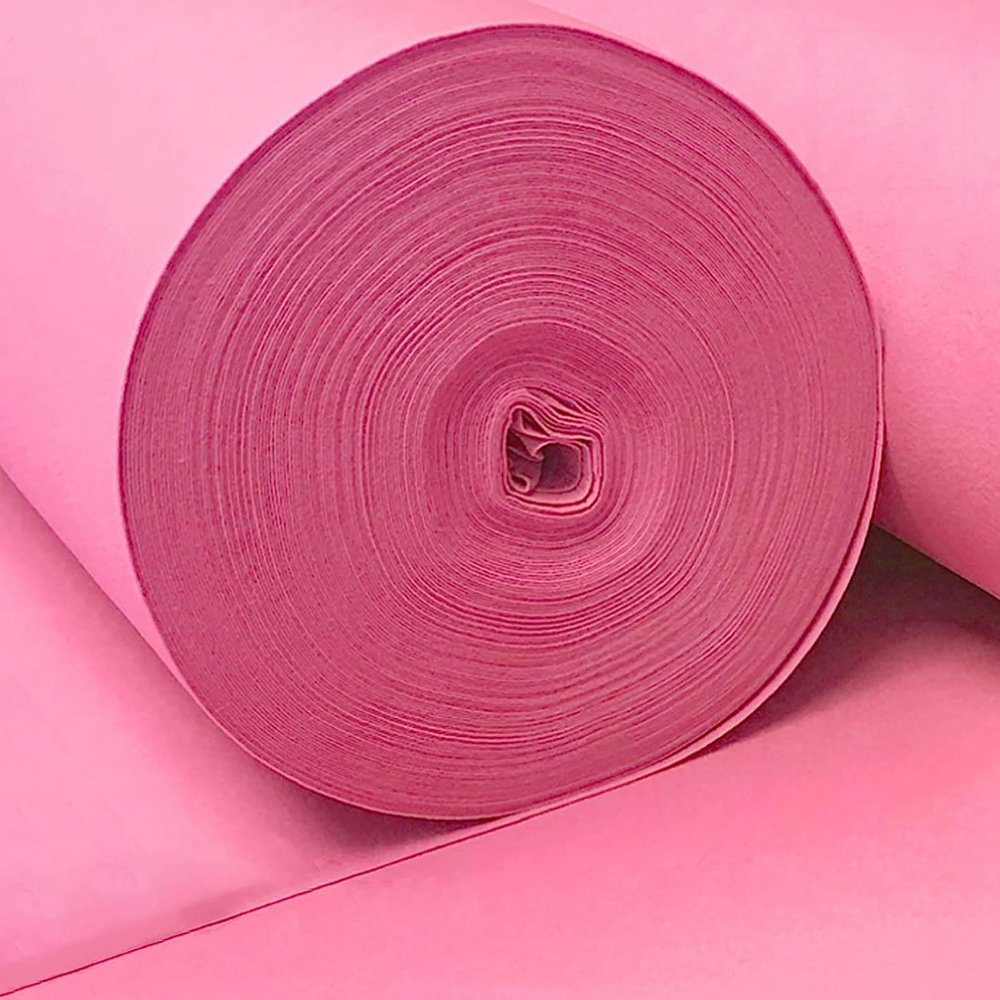 Pink Wedding Runner Aisle Rug, 2mm Thickness Non-Slip Runway Carpet Event Ceremony Walkway Roll for Church Party Decoration- Outdoor Accessories (Size : 1x10m)