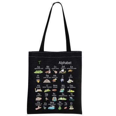 MNIGIU TN Canvas Tote Bag TN State Gift TN Eco Tote Bag Reusable Bag Welcome Bag (TN Black)