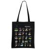 MNIGIU TN Canvas Tote Bag TN State Gift TN Eco Tote Bag Reusable Bag Welcome Bag (TN Black) view 1