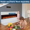 Cosmopolitan Phoenix Univue Series 44-inch Electric Fireplaces, 251 Realistic Flame Color Combinations, Low Noise 1500/750 Watt Fireplace Heater, Hand Crafted Logs view 4