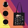 MNIGIU Seattle Canvas Tote Bag - Welcome Tote, Reusable Shopping Bag (Black) view 3
