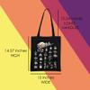 MNIGIU Seattle Canvas Tote Bag - Welcome Tote, Reusable Shopping Bag (Black) view 4