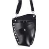 Scissor Pouch Hairdressing,Scissor Pouch Hairdressing Belt, Hairdressing Pouch Waist Pu Leather Barber Scissor Hairdressing Holster Pouch Holder Case Rivet Clips Bag view 2