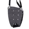 Scissor Pouch Hairdressing,Scissor Pouch Hairdressing Belt, Hairdressing Pouch Waist Pu Leather Barber Scissor Hairdressing Holster Pouch Holder Case Rivet Clips Bag view 3